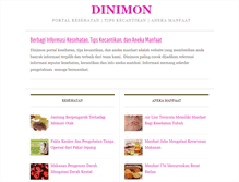 Tablet Screenshot of dinimon.com